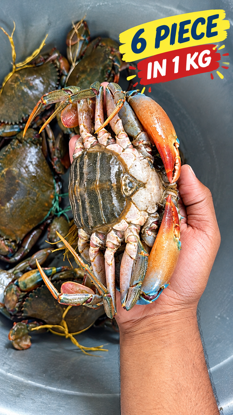Crabs Crabs (6pcs in 1kg)